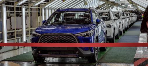 Toyota Corolla Cross production line officially opened by President Cyril Ramaphosa