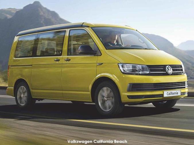 Volkswagen California Beach camper van now available in SA... in time ...