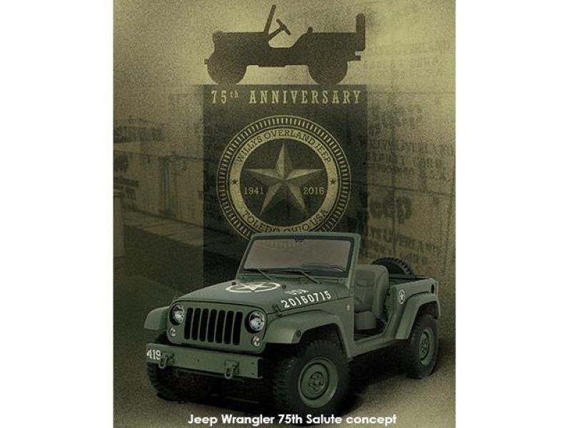 Jeep Wrangler 75th Salute concept – a one-off in authentic military spec -  Motoring News and Advice - AutoTrader