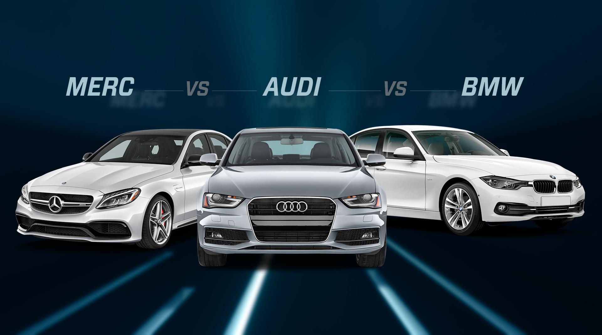 BMW 3 Series vs Audi A4 vs MercedesBenz CClass