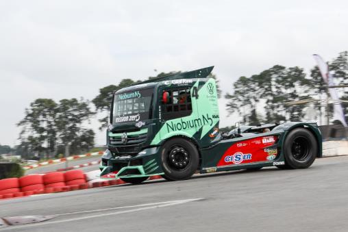World's first electric hybrid race truck breaks cover