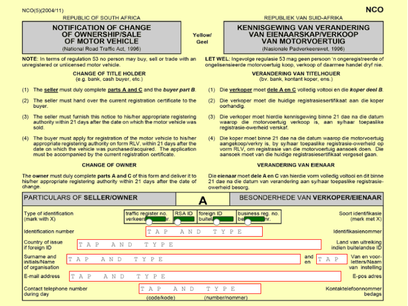 the-yellow-notification-of-change-of-ownership-form-explained-car