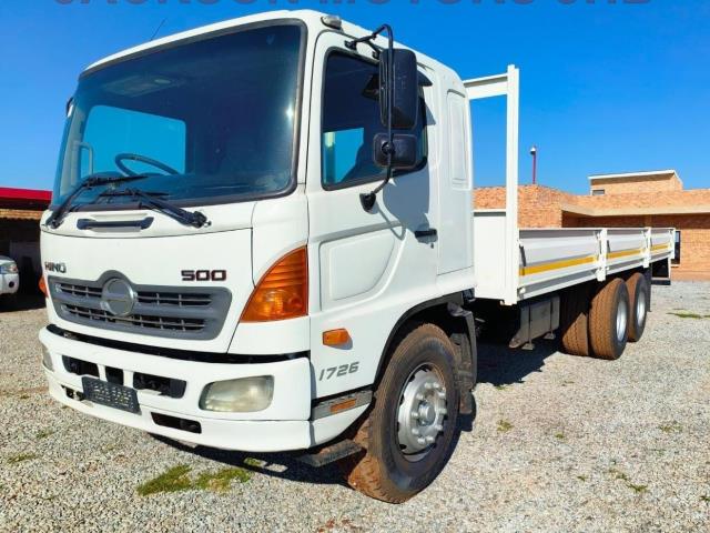 Hino 500 Series 1726, 6x2 TAG AXLE FITTED WITH BRAND NEW DROPSIDE BODY Jackson Motors JHB