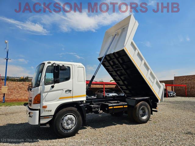 Hino 500 Series 1726, 4x2, FITTED WITH 6 CUBE TIPPER EQUIPMENT, +/-373 000KM's Jackson Motors JHB