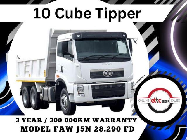 FAW J5N 28.290 FD 10 Cube Tipper ETTC National Sales