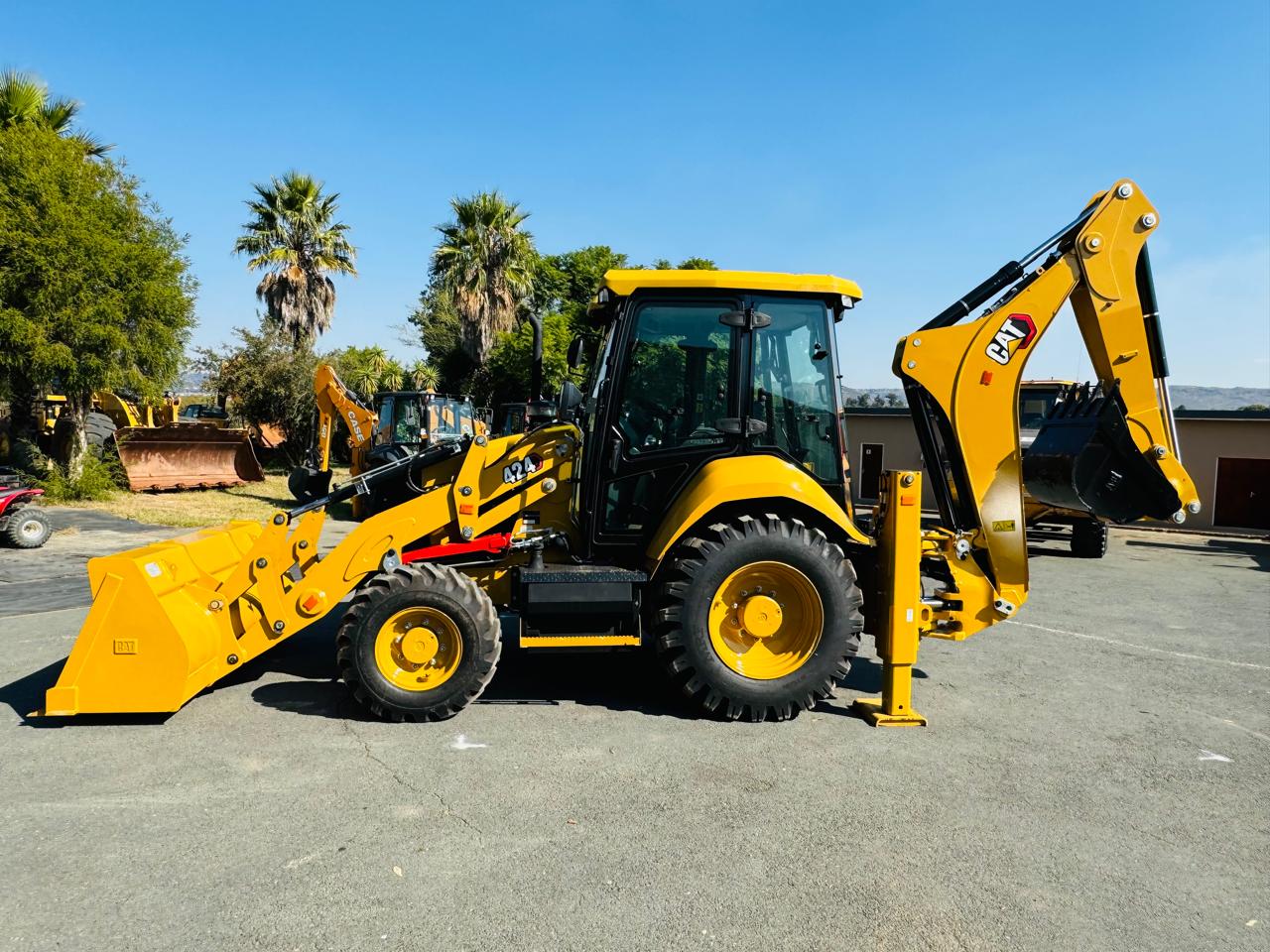 Caterpillar 424 4x4 TLB Vendel Equipment