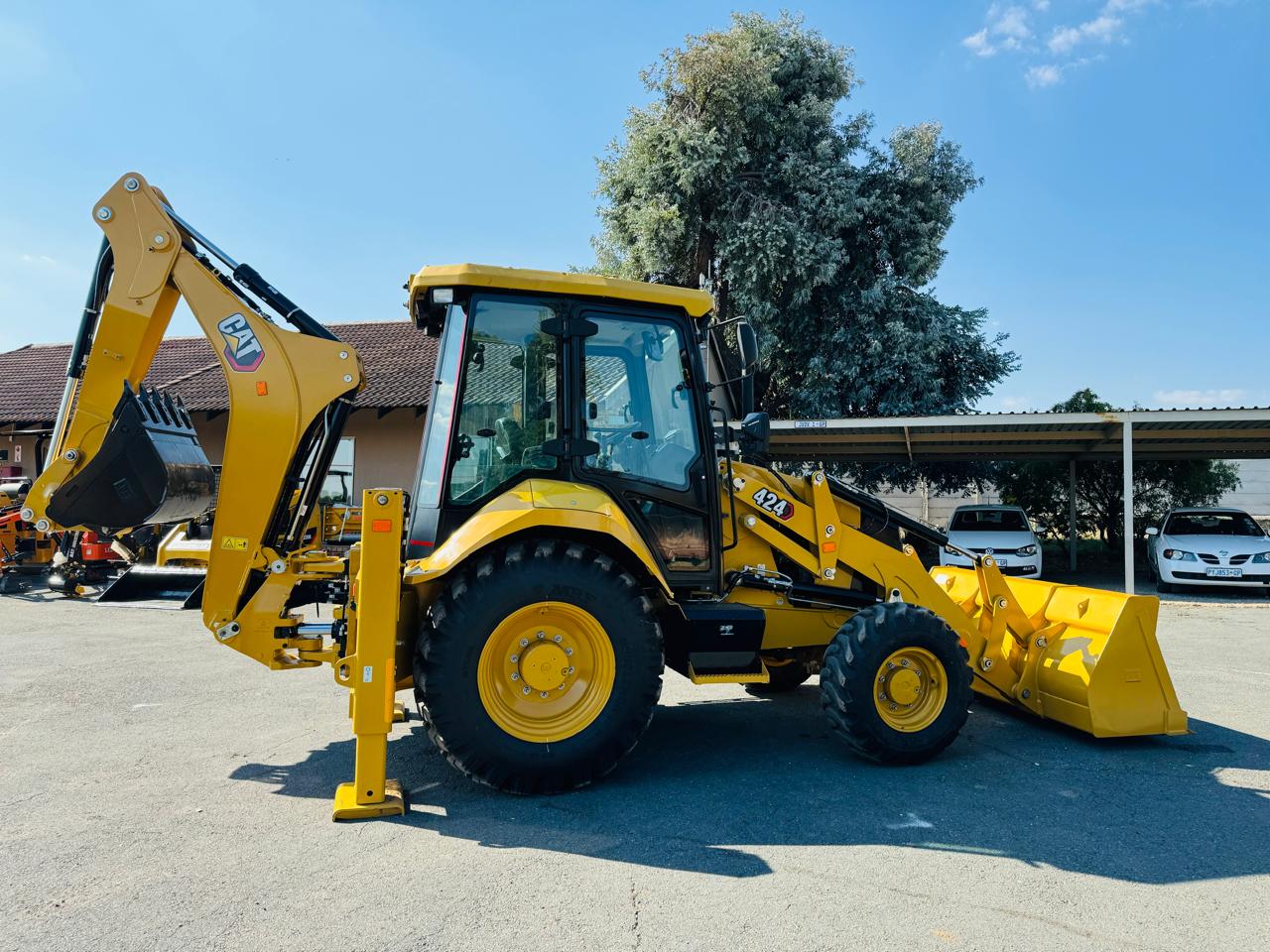 Caterpillar 424 4x4 TLB Vendel Equipment
