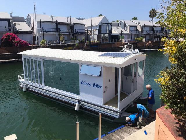 Pontoon/Barge (Watering Hollow) with 2 x 30HP Suzuki Four Stroke Tait Marine