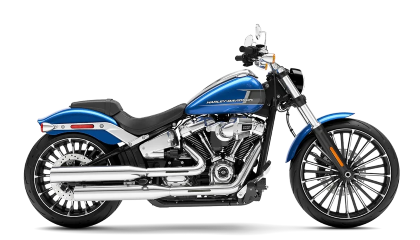 How does the Harley Davidson Breakout compare to the Suzuki Boulevard?