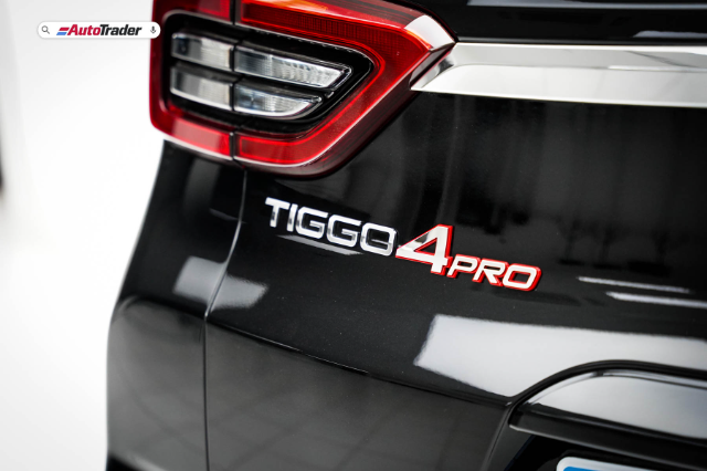Vehicle badge of the Chery Tiggo 4 Pro DCT