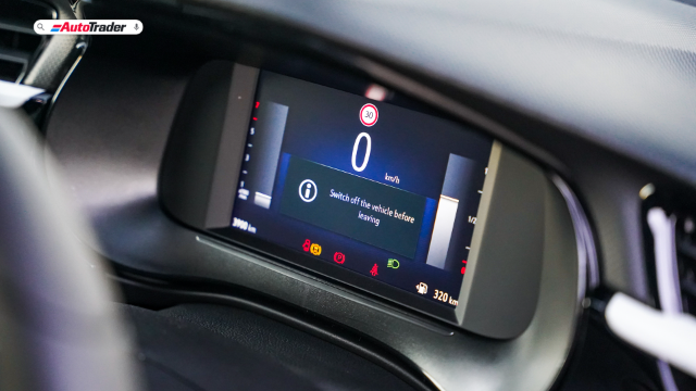 The digital driver display as found in the 2024 Opel Corsa GS