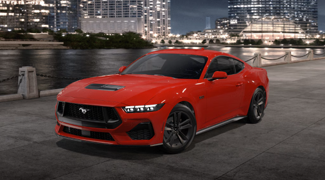 Race Red Ford Mustang