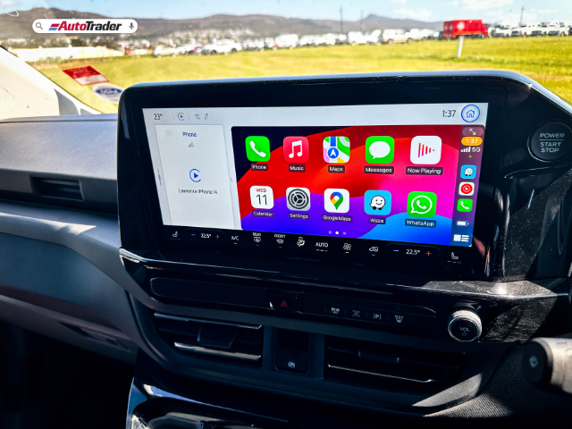 13" touchscreen infotainment system in the 2024 Ford Tourneo