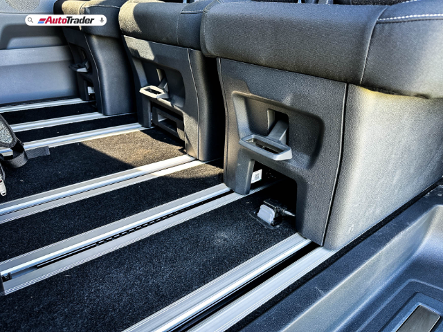 New rail mounting systems for the rear seats in the 2024 Ford Tourneo
