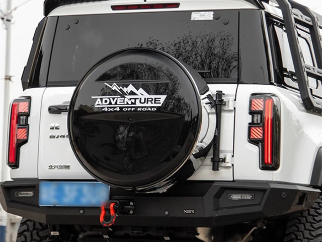 spare wheel cover for the BAIC B40 Plus