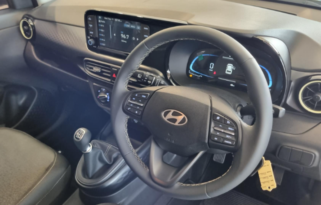 The interior of the Grand i10 has been transferred to he Exter.