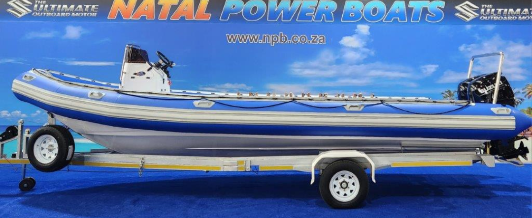 Boats - Brand New 2024: Super Duck 8M Dive Duck Stand-up Console 2 x 70HP Suzuki 4-Strokes on Galvanized Breakneck Trailer Natal Power Boats