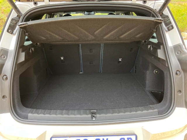 The cargo area offers underfloor storage too.