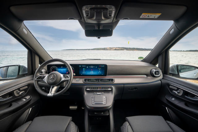 Interior view of the V-Class.