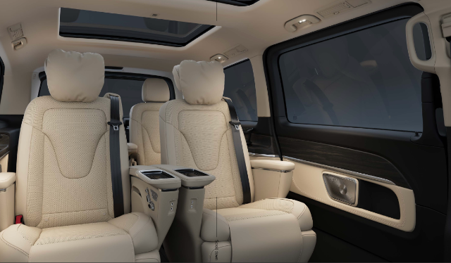 Comfort seats are a pricey option in the V-Class.