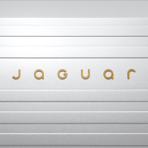 New Jaguar brand lettering