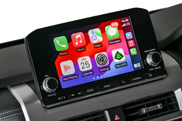 New Mitsubishi Triton infotainment system