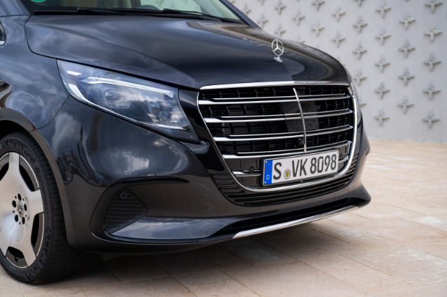 Close-up image of the V-Class.