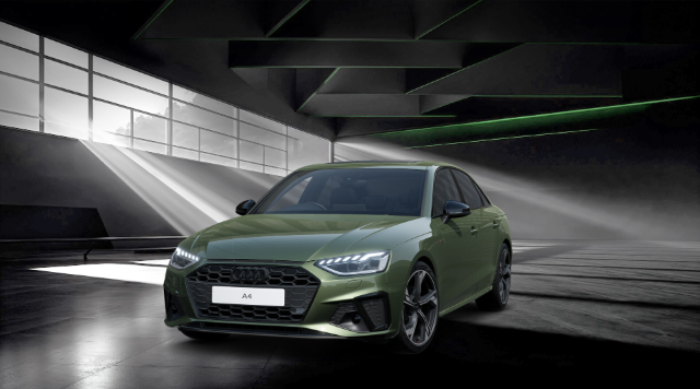 The A4 looks striking in its Black Edition trim.