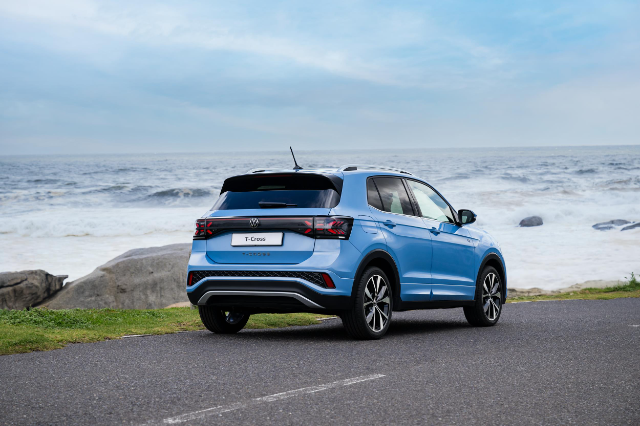 Volkswagen T-Cross at the beach
