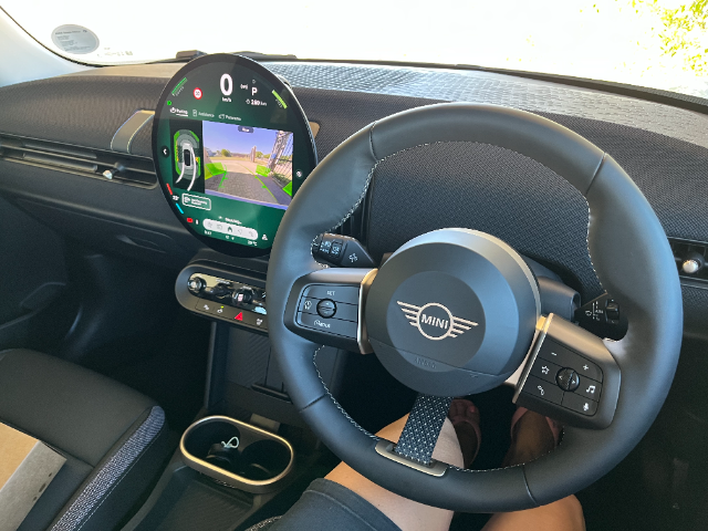 Interior of the MINI Cooper C, 2024