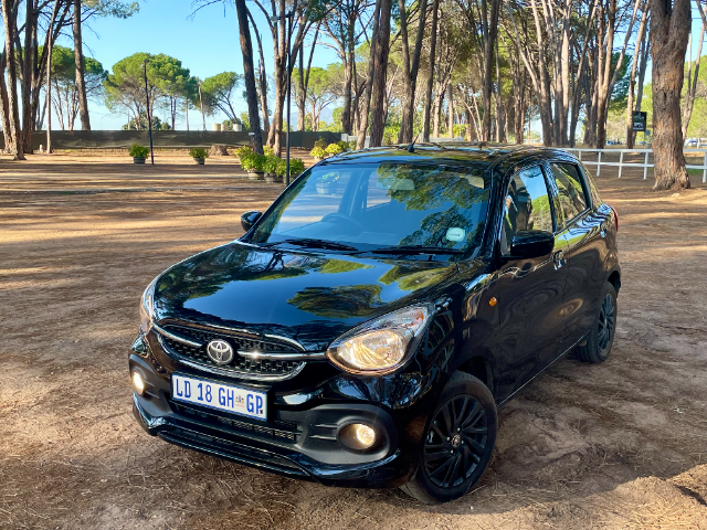 The little black Vitz was great on highways and byways alike!
