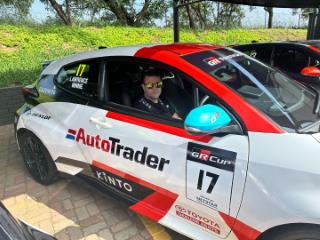 Lawrence Minnie representing AutoTrader in 2025 GR Cup!
