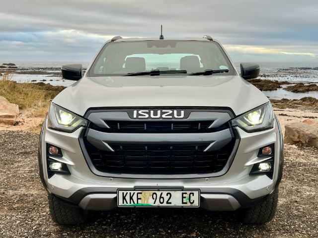 The V-Cross on a rural road.