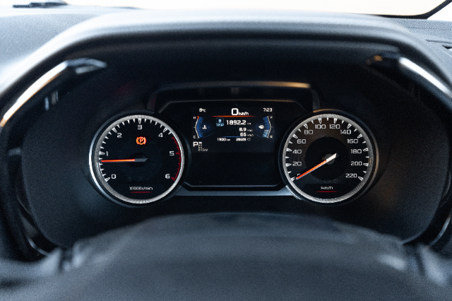 Fuel consumption of the V-Cross model.