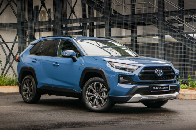 Toyota Rav4 in parking area