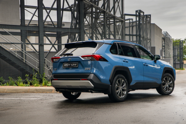 Toyota RAV4 in parking area