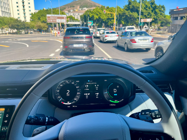 City driving can be done in full EV mode.