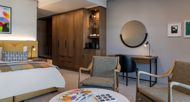 The stunning superior rooms at Hazendal.