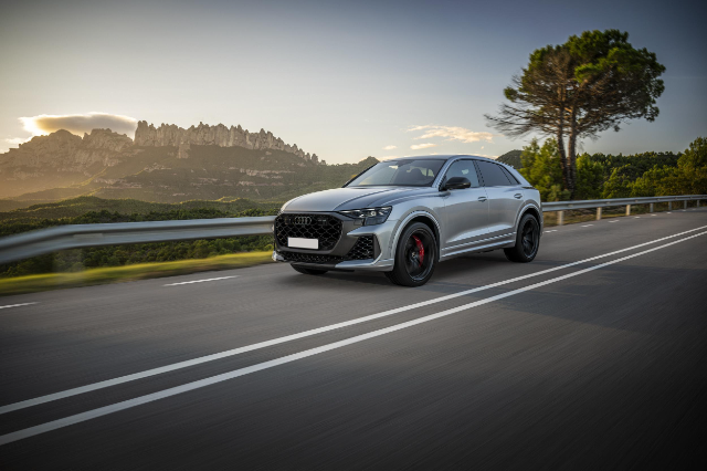 Audi RSQ8 on the road