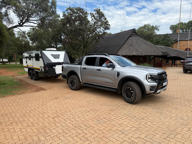 Ford Ranger with Camping Caravan
