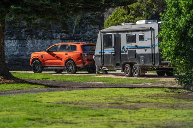 Ford Everest with Camping Trailer
