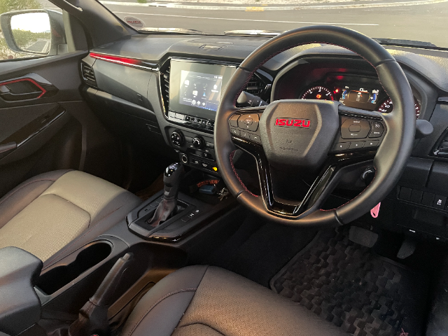 Isuzu D-Max interior.