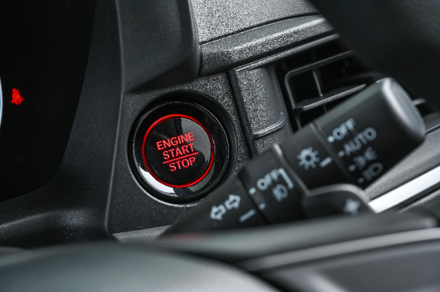 Push-button start in the Amaze.