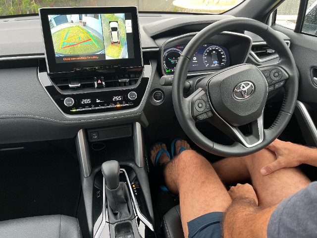 The snazzy interior of the XR trim.