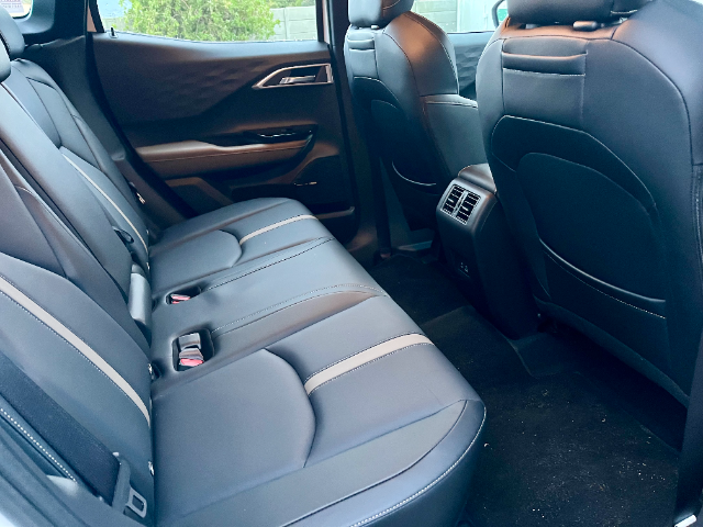 Rear seating is ample!