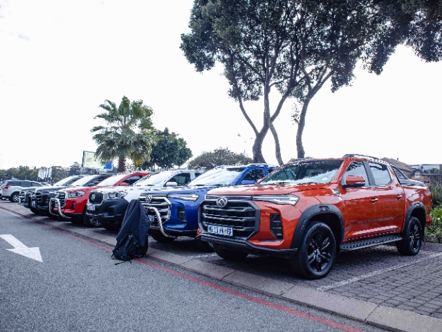 A row of LDV T60s