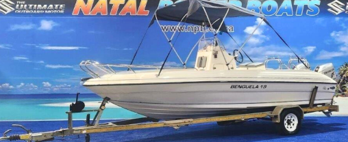 Benguela 19FT Centre Console - 2 x 60HP Honda 4-Strokes on Galvanized Trailer  for sale