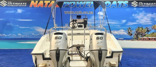 Benguela 19FT Centre Console - 2 x 60HP Honda 4-Strokes on Galvanized Trailer  for sale