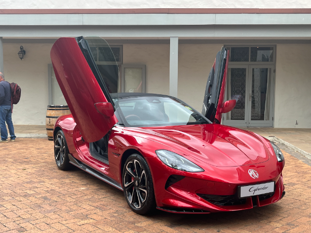 Those scissor doors add its spectacular looks.