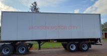 Serco DOUBLE AXLE INSULATED BOX BODY TRAILER WITH ZEPRO TAILIFT. (10m) Jackson Motor City